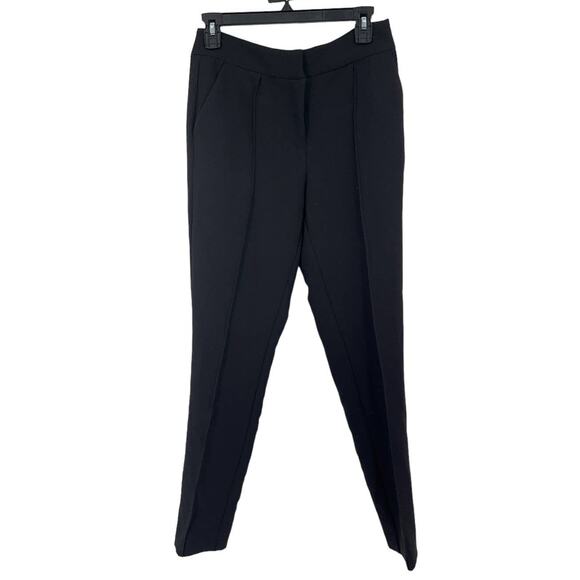 Vince Camuto size 0 pants black pintuck stretch crepe skinny - Picture 1 of 5